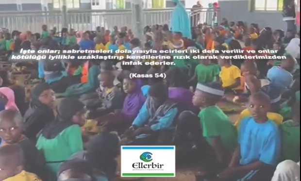 Binlerce çocuğumuza yemek verdik Rabbim sizlerden ebeden razı olsun